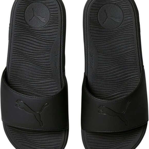 Men's Divecat Slide Sandal Faux Leather Slip-On Lightweight EVA Comfort - Picture 4 of 7